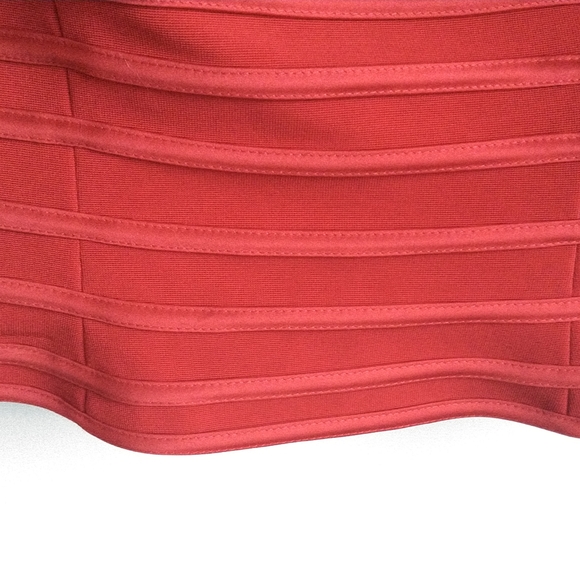 JS Collections Red Cropped Top - Picture 7 of 8